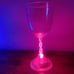 LED Wine Champagne Glasses Plastic Light Up Cup Cocktail Bar Tableware, Set of 4