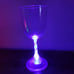 LED Wine Champagne Glasses Plastic Light Up Cup Cocktail Bar Tableware, Set of 4