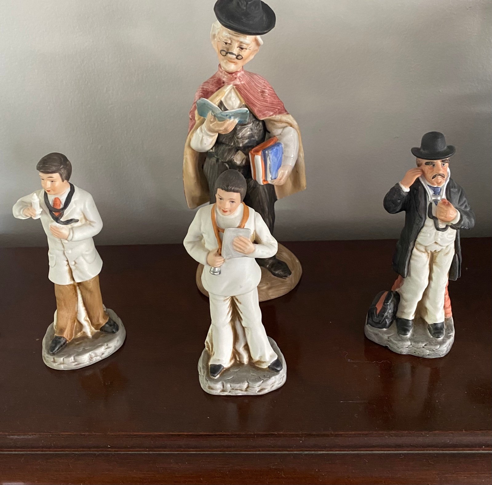 Ayerst Medical Doctor Figurines Porcelain Group Of 4