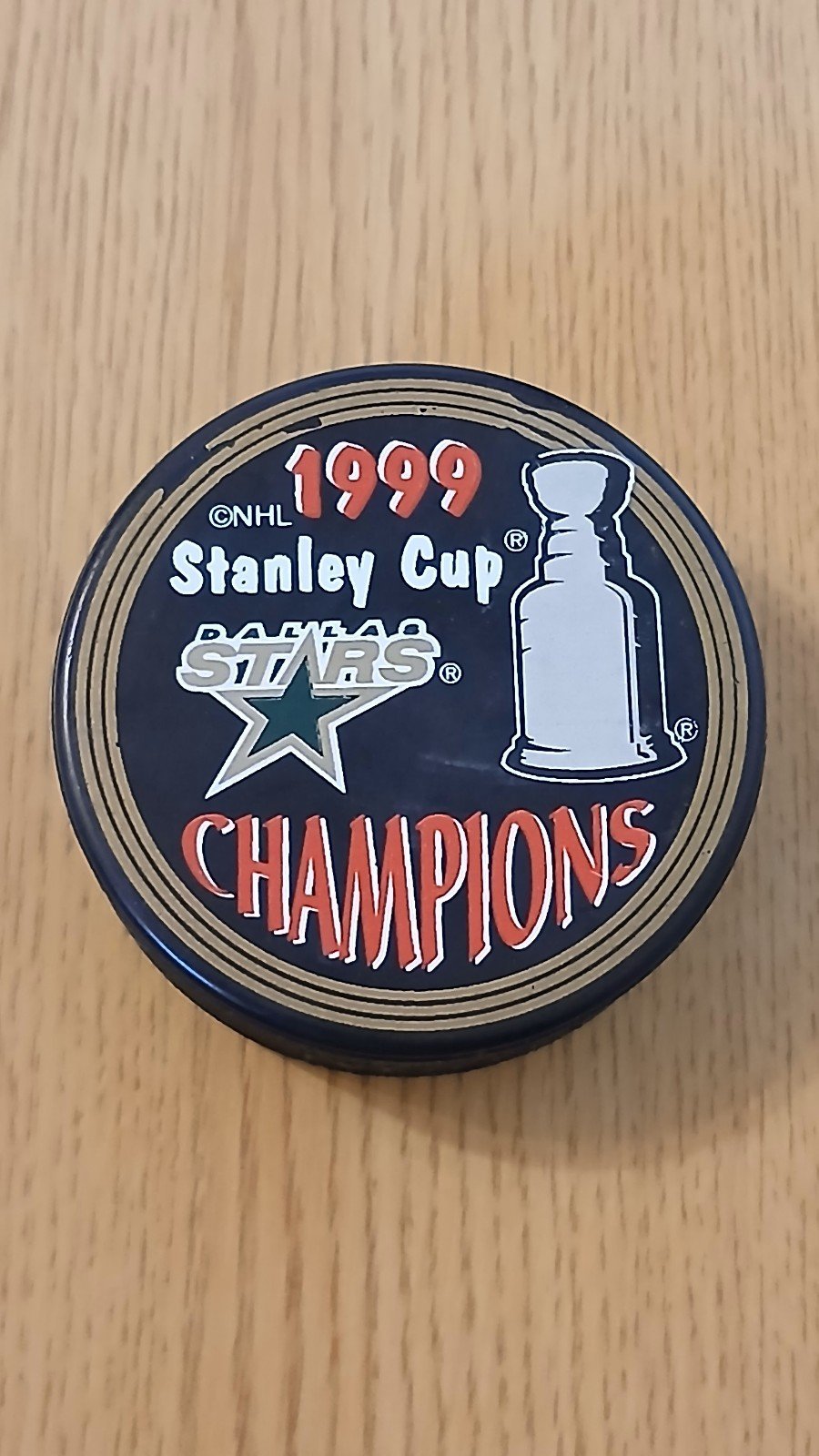 Dallas Stars 1999 Stanley Cup NHL Hockey Puck