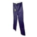 Cult Naked Killa Vegan Leather Trouser Pants High Rise Straight Leg Purple Sz S