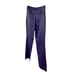 Cult Naked Killa Vegan Leather Trouser Pants High Rise Straight Leg Purple Sz S