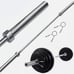Chrome Olympic Barbell Lifting Bar Weight Workout Gym Bench Workout 39.46 LB
