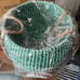 Modern Village Designer Plant Basket and Throw Blanket Basket (Teal)