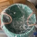 Modern Village Designer Plant Basket and Throw Blanket Basket (Teal)