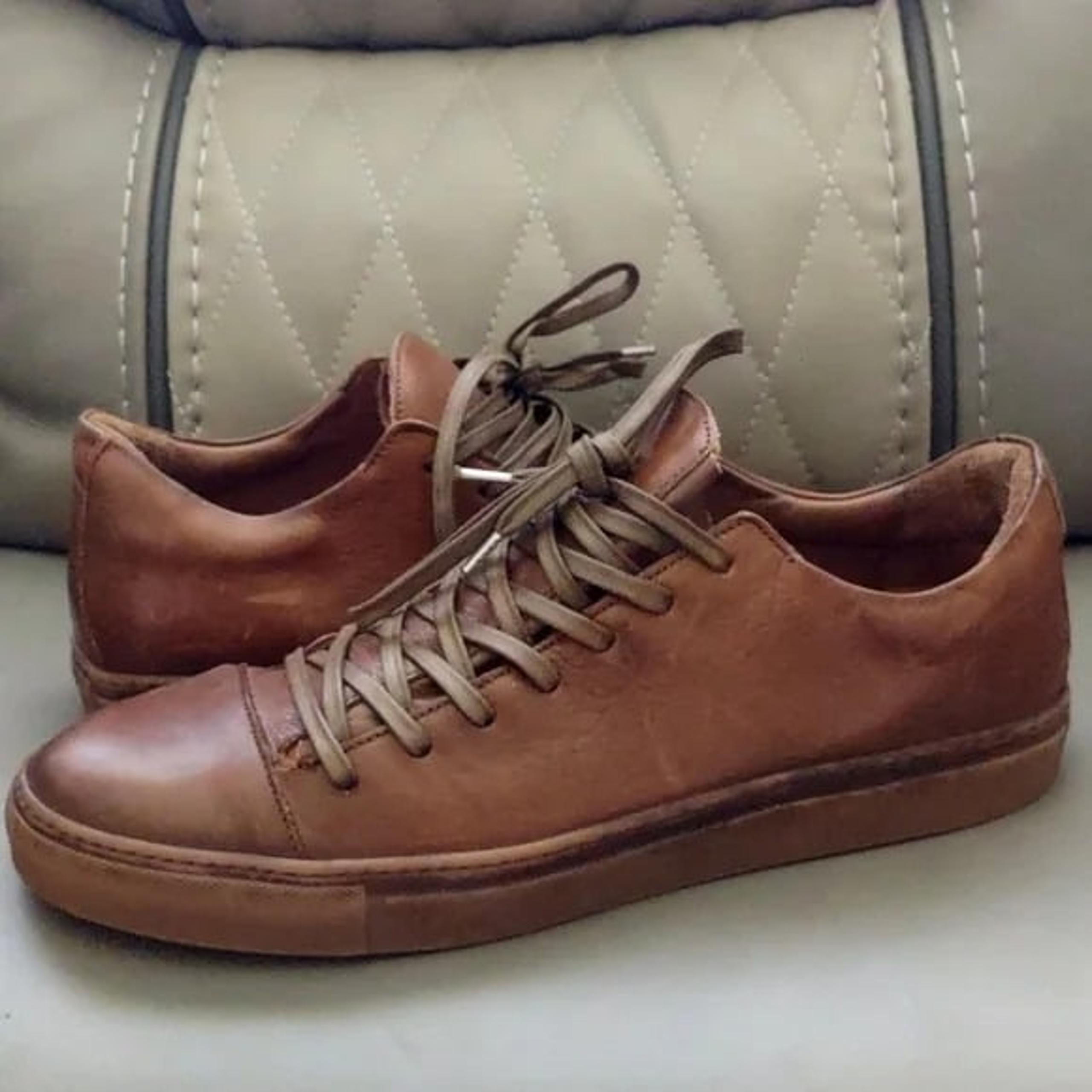 *FINAL PRICE* John Varvatos Men's 315 Reed Leather Sneakers