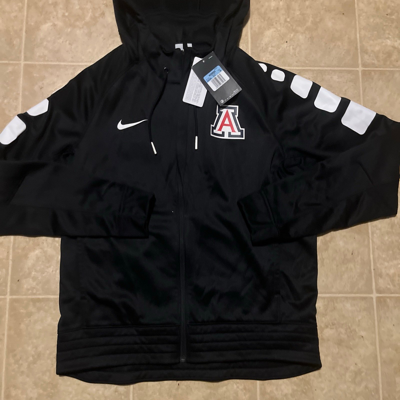 Nike Therma fit NCAA Arizona Wildcats full zip hoodie NWT
