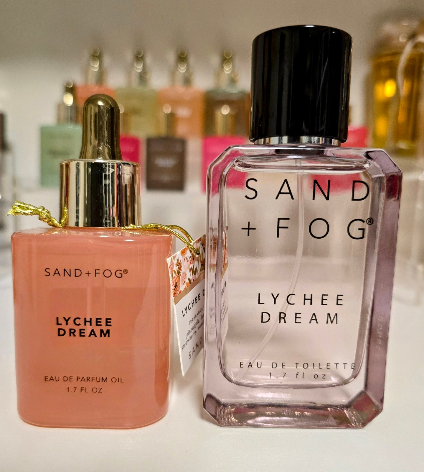 Lychee Dream Perfume Oil Dropper with EDT Spray by Sand and Fog