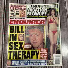 2003 January 28 The National Enquirer News, Bill Clinton in Sex Therapy