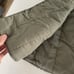 Zara Khaki Raised Embroidered Quilted Waistcoat Jacket Size Large Boho Vest