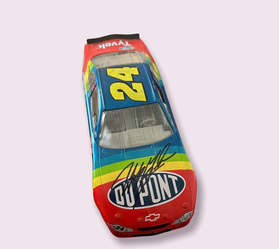 Signed Jeff Gordon diecast