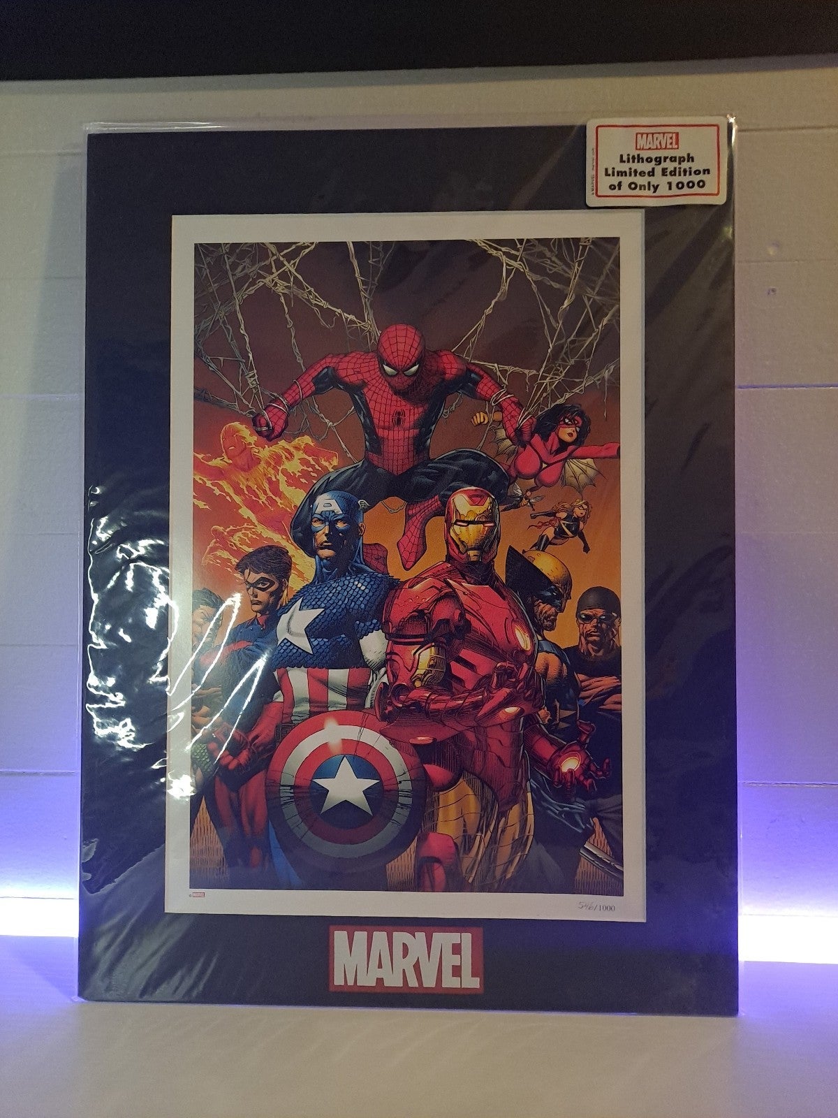 Lithograph Limited Edition Of only 1000 Marvel