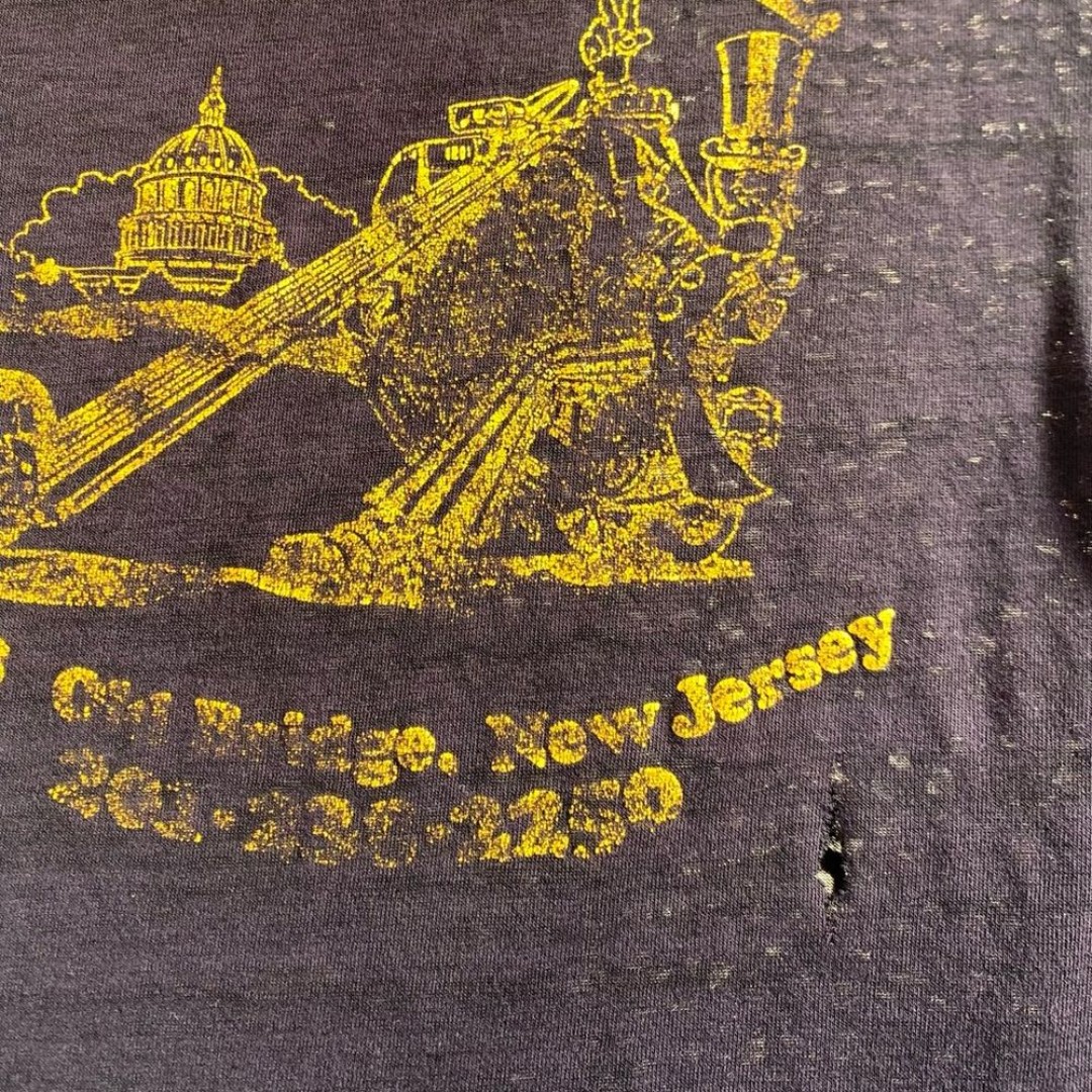 1970s Rare Harley Davidson tee Middlesex County Motorcycle Sales T-shirt fits S