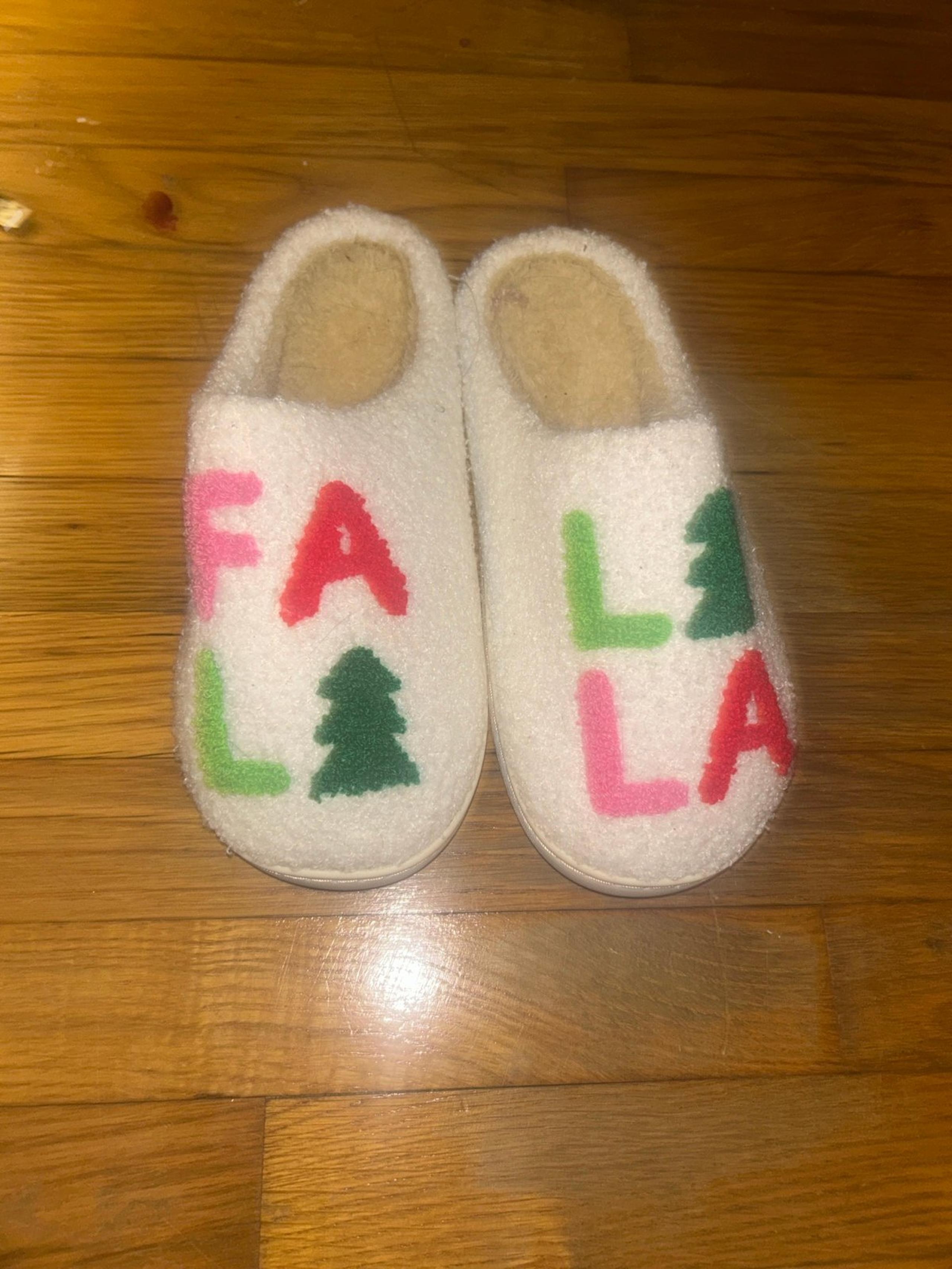 Anthropologie Limited Christmas Style Slippers