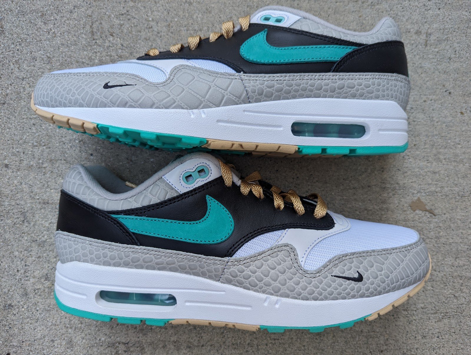 Nike Air 1 By You Reverse Atmos Tiffany croc