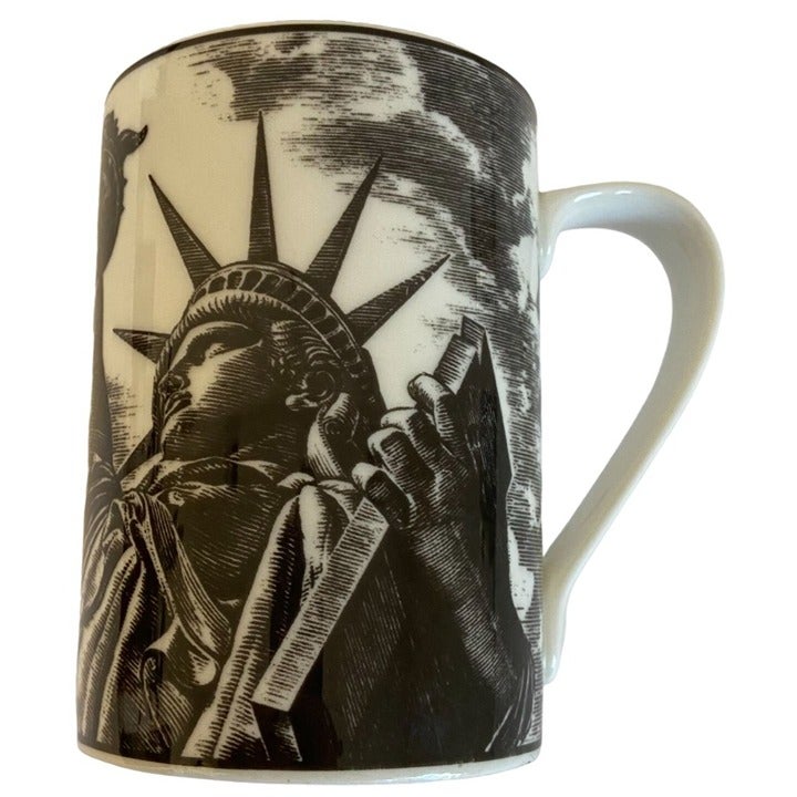 Statue of Liberty Macys PTS America Freedom Coffee Mug September 11th 9/11