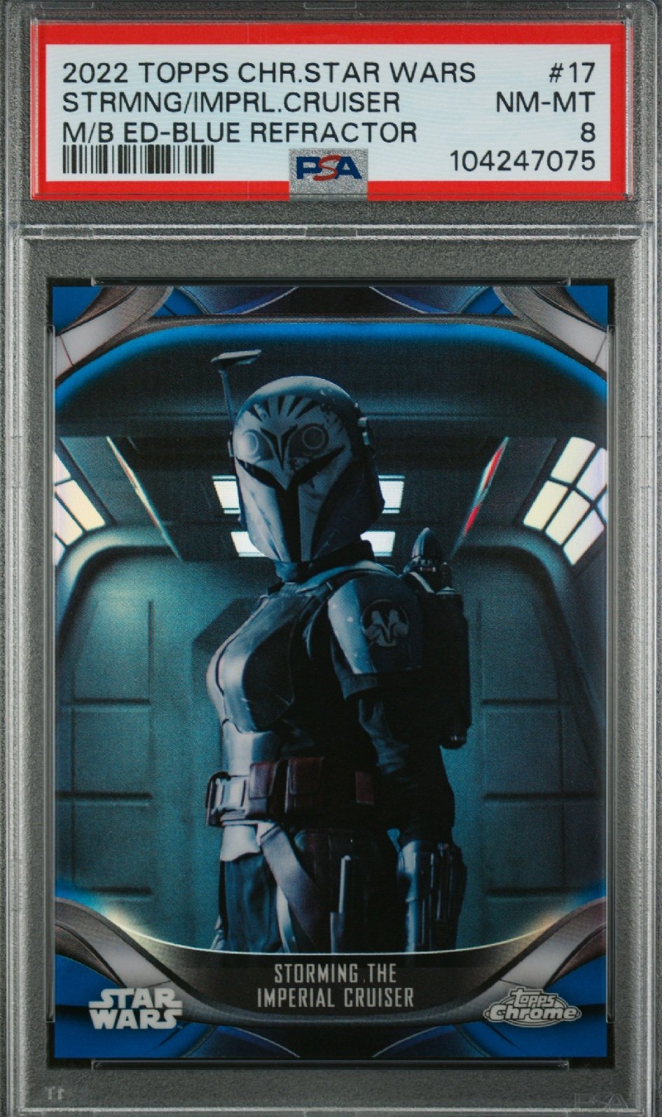 2022 Topps Star Wars Blue refractor
