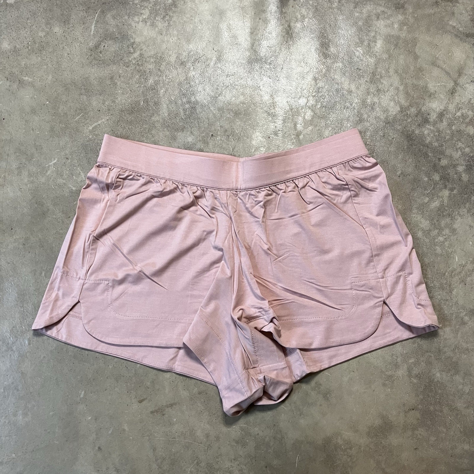 Recliner NYC Super Stretch Sleep Shorts Womens Size XS Blush Pink Pull On Soft