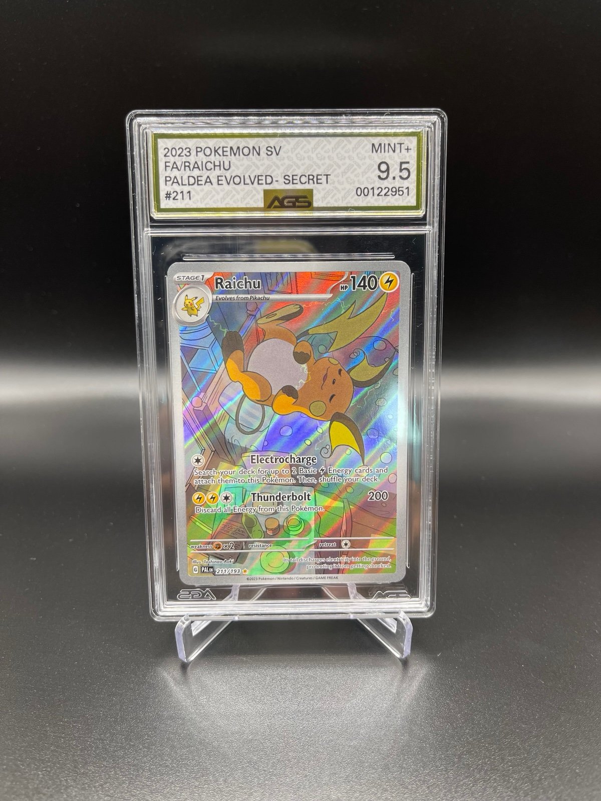 2023 Raichu Scarlet And Violet Paldea Evolved