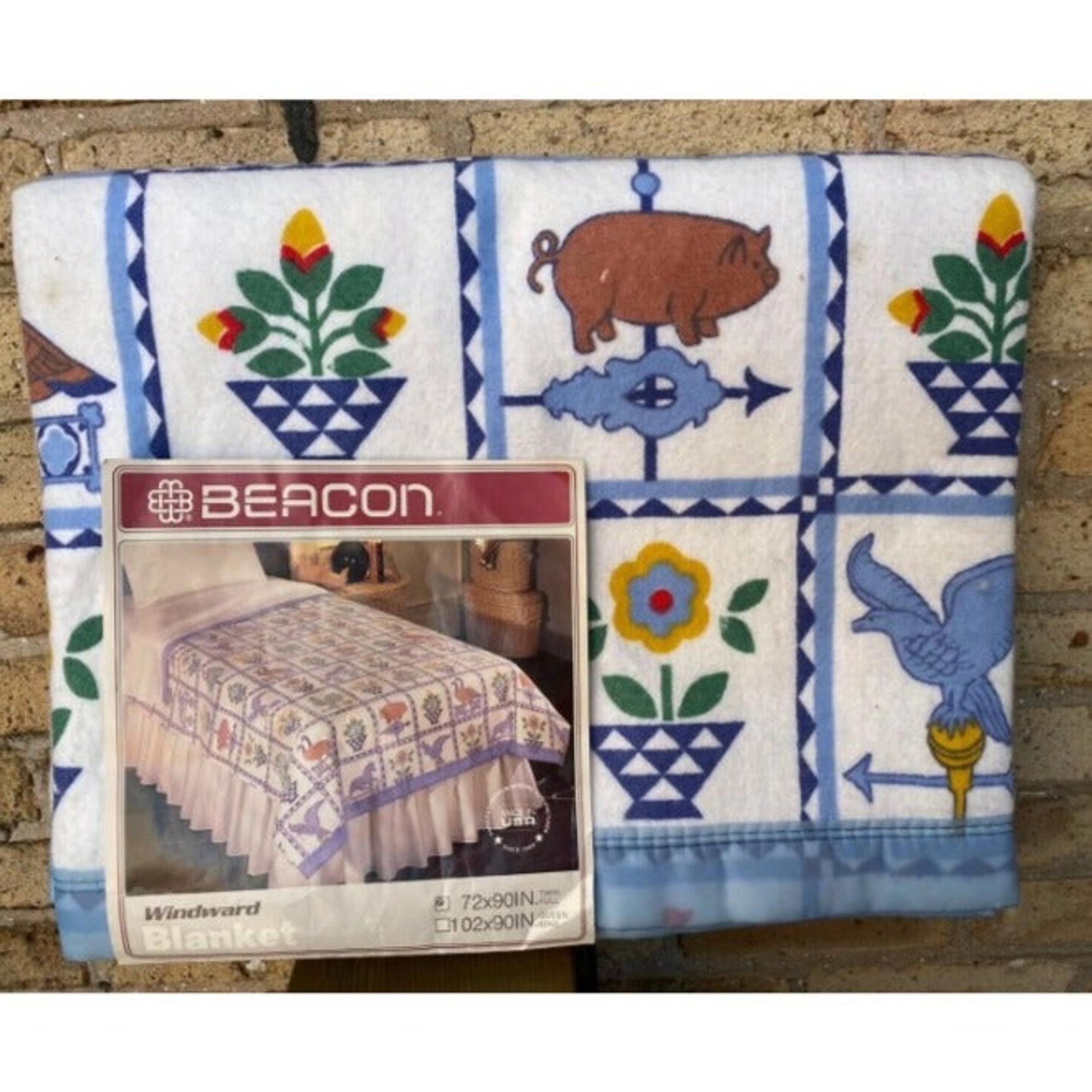 Vintage Beacon Blanket 72X90 Twin Full