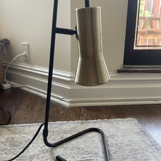 Modern Brass and Gold Table Lamp