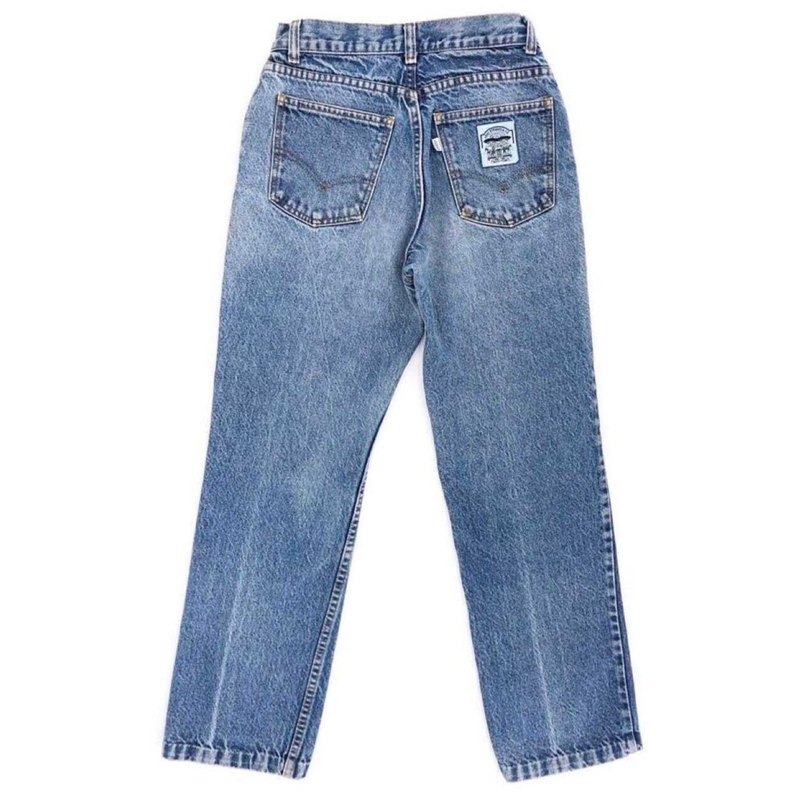 Levis Two Horse white patch jeans 80s 1980s vintage