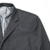 Pronto Uomo Platinum 39R 40R Charcoal Gray 100% Wool Blazer Jacket Sport Coat