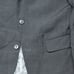 Pronto Uomo Platinum 39R 40R Charcoal Gray 100% Wool Blazer Jacket Sport Coat