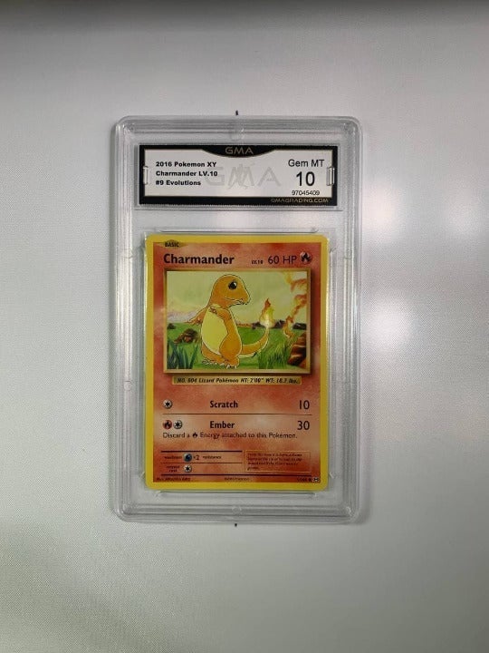 GMA Grade 10 - Charmander Pokemon Card