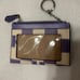 Coach Purple Checkered Cardholder