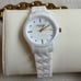Anne Klein Ladies 12/7740WTST White Ceramic Watch