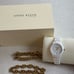 Anne Klein Ladies 12/7740WTST White Ceramic Watch