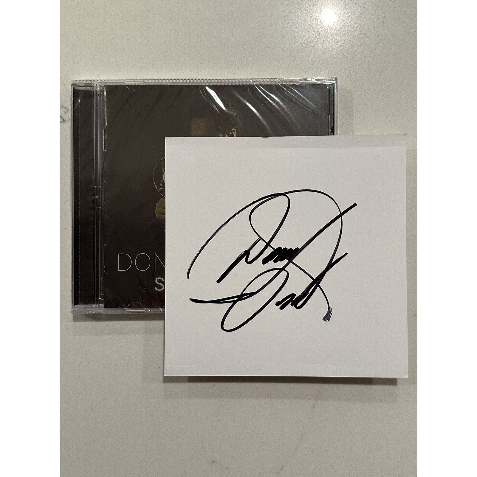DONNY OSMOND SIGNED START AGAIN CD +SIGNED INSERT CARD AUTOGRAPHED