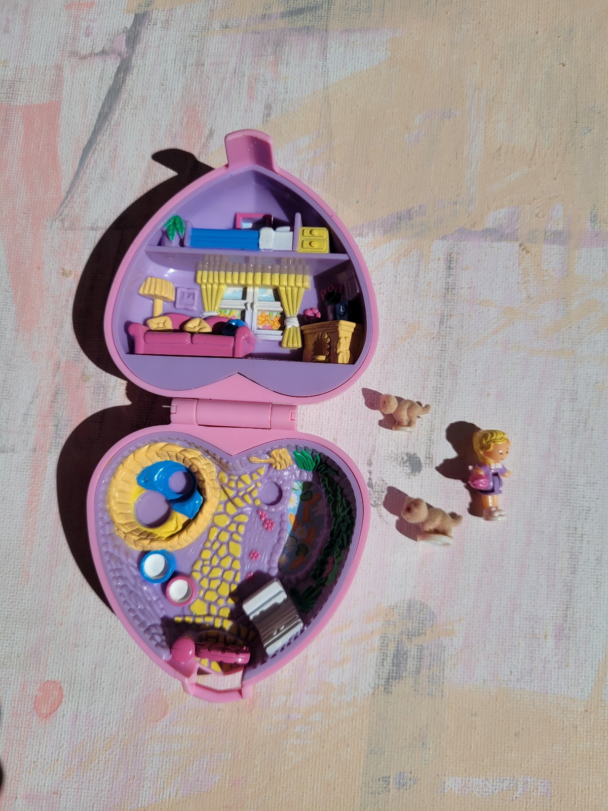 Polly Pocket Kozy Kitten Complete
