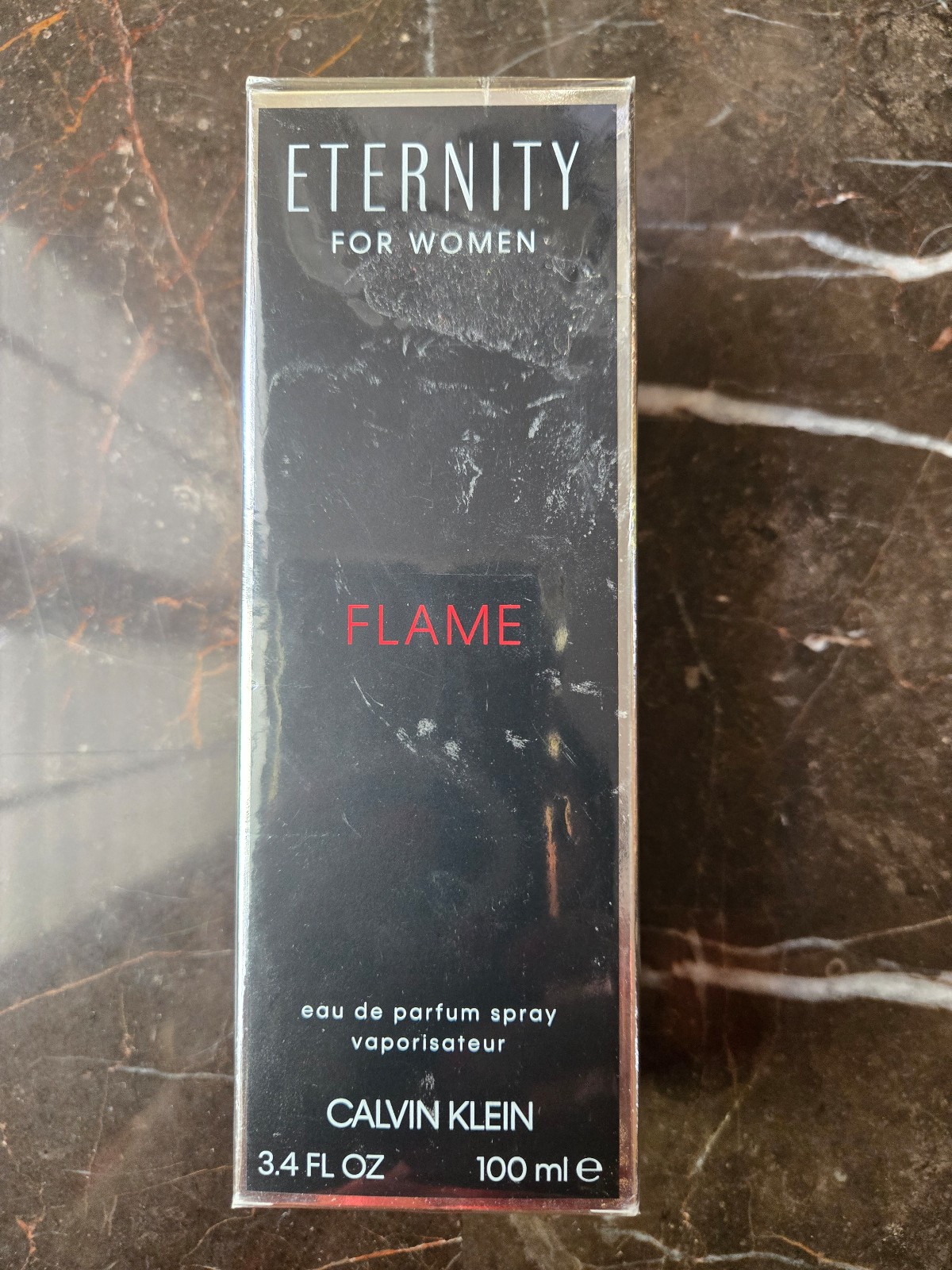 NIB Calvin Klein Eternity Flame 3.4 Fl Oz Eau De Parfum Spray