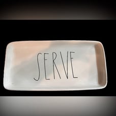 Rae Dunn LL Serve Platter Tray