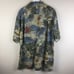 Nautica Linen Blend Floral Palm Tree Hawaiian Shirt - Men's Size L