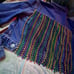 Denim Forever 21 Mardi Gras Fringed Cropped Jacket