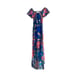 Flying Tomato Royal Blue Flower Detail High Low Ruffle Off Shoulder Dress S