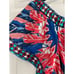 Flying Tomato Royal Blue Flower Detail High Low Ruffle Off Shoulder Dress S