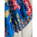 Flying Tomato Royal Blue Flower Detail High Low Ruffle Off Shoulder Dress S