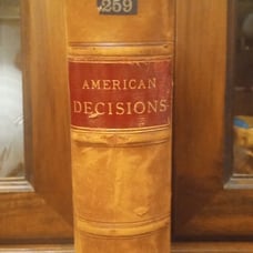 The American Decisions: Cases Of General Value 1880 Vol. XX A C Freeman