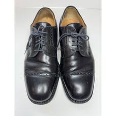 Bruno Magli Mens Talbot Black Lace Up Dress Shoes 9W Made in Italy
