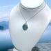 LARGE Vintage Gold Filled Boulder Opal Necklace