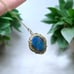 LARGE Vintage Gold Filled Boulder Opal Necklace