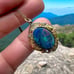 LARGE Vintage Gold Filled Boulder Opal Necklace