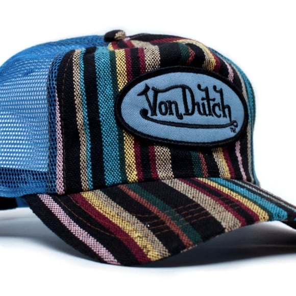 Von Dutch Rainbow Vintage (2005) Trucker Hat Cap Rare