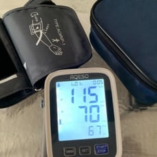Blood Pressure Machine Upper Arm 2 Size Cuffs, Medium/Large 9 -17