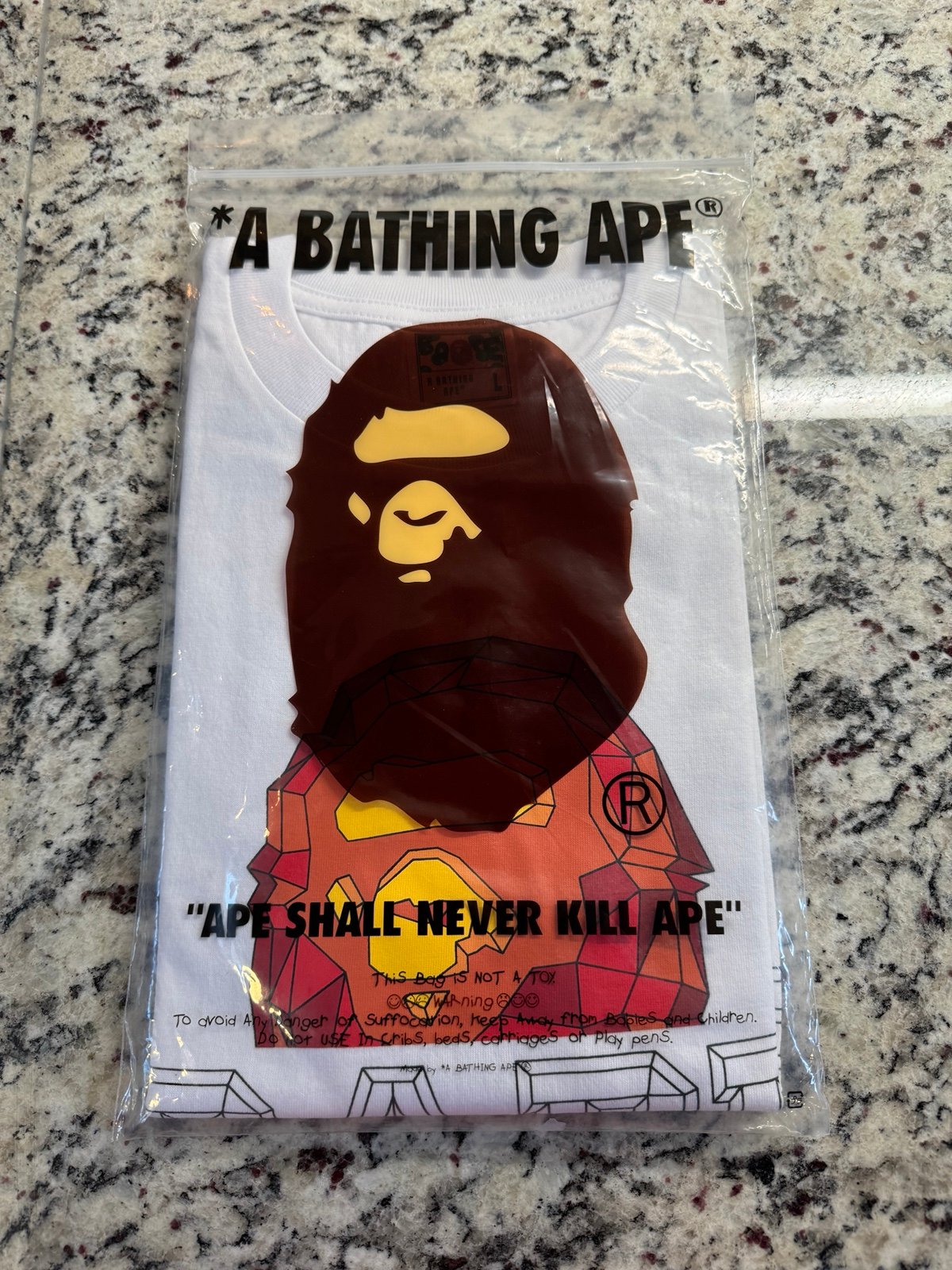 BAPE Polygon Ape Head Tee *Authentic*