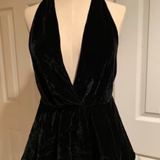 Velvet Halter top
